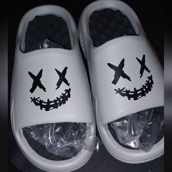 Stylish Men's Thick Sole slippers Sz 10/11 - Picture 7 of 8